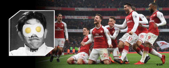 Bannière Arsenal - Tottenham 17-18